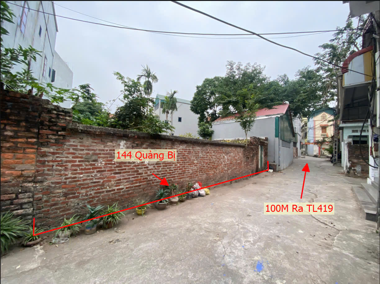 Hình ảnh Bán Đất Full Thổ Cư Ô Tô Vào Tận Đất Sát Mặt Đường TL419 Ngay Trung Tâm Xã Quảng Bị 