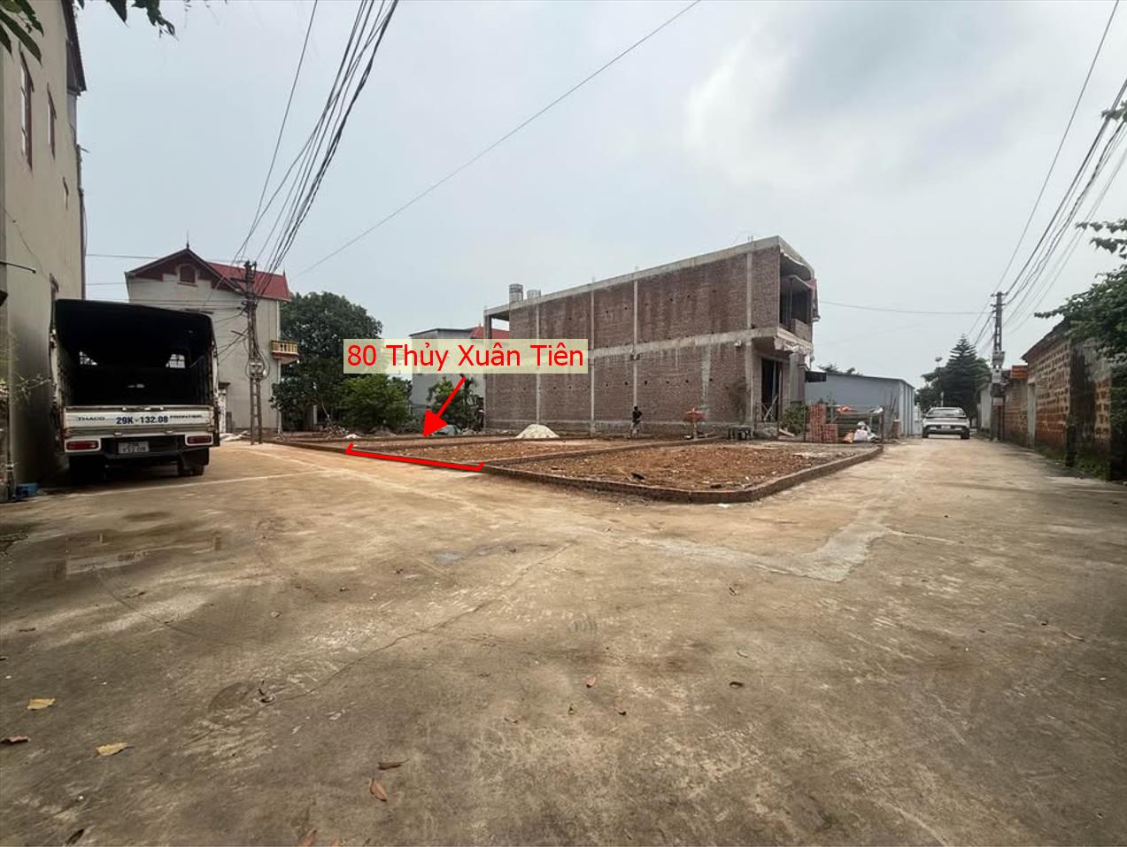 Hình ảnh Bất Động Sản Xuân Mai Bán Đất Phân Lô Khu Vực Thủy Xuân Tiên Đường Ô Tô Tránh Sát Trục Chính Kinh Doanh Liên Xã