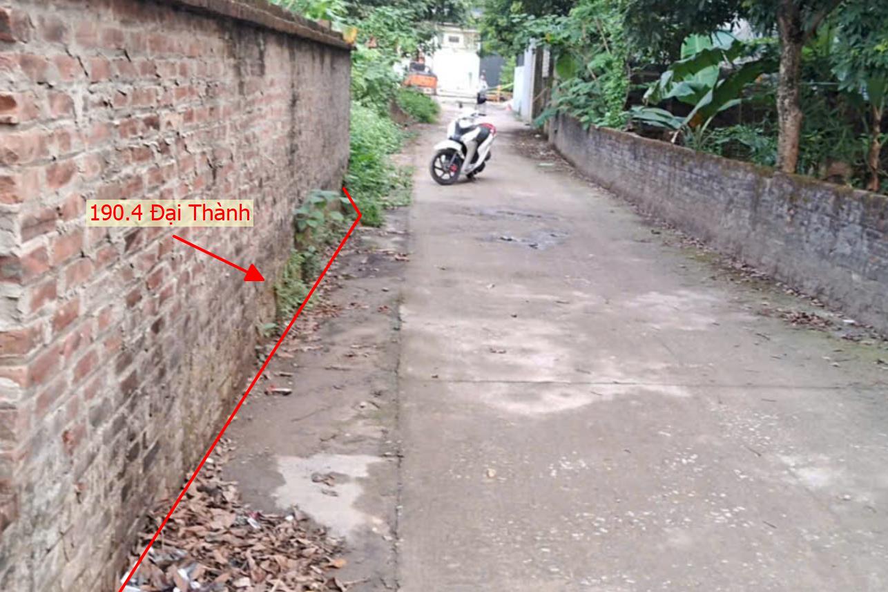 Hình ảnh Bán Thửa Đất 190.4m Tại Đại Thành Ô Tô Đỗ Tận Đất Sát Trục Chính Kinh Doanh Liên Xã Cách Trường Học Các Cấp Chỉ Vài Bước Chân