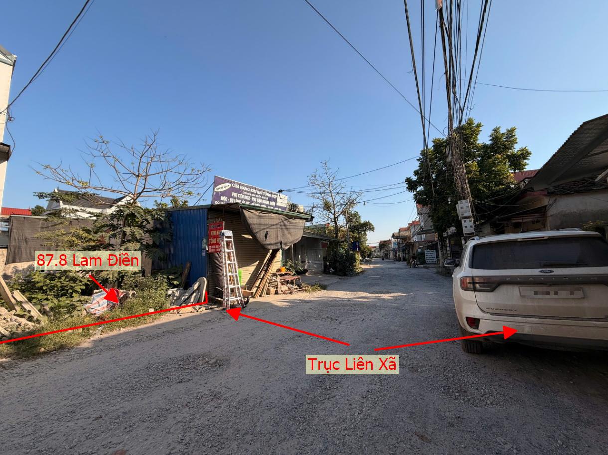 Hình ảnh Bán Thửa Đất 87.8m Tại Lam Điền Mặt Đường Kinh Doanh Liên Xã Gần Đường Cao Tốc Máng 7