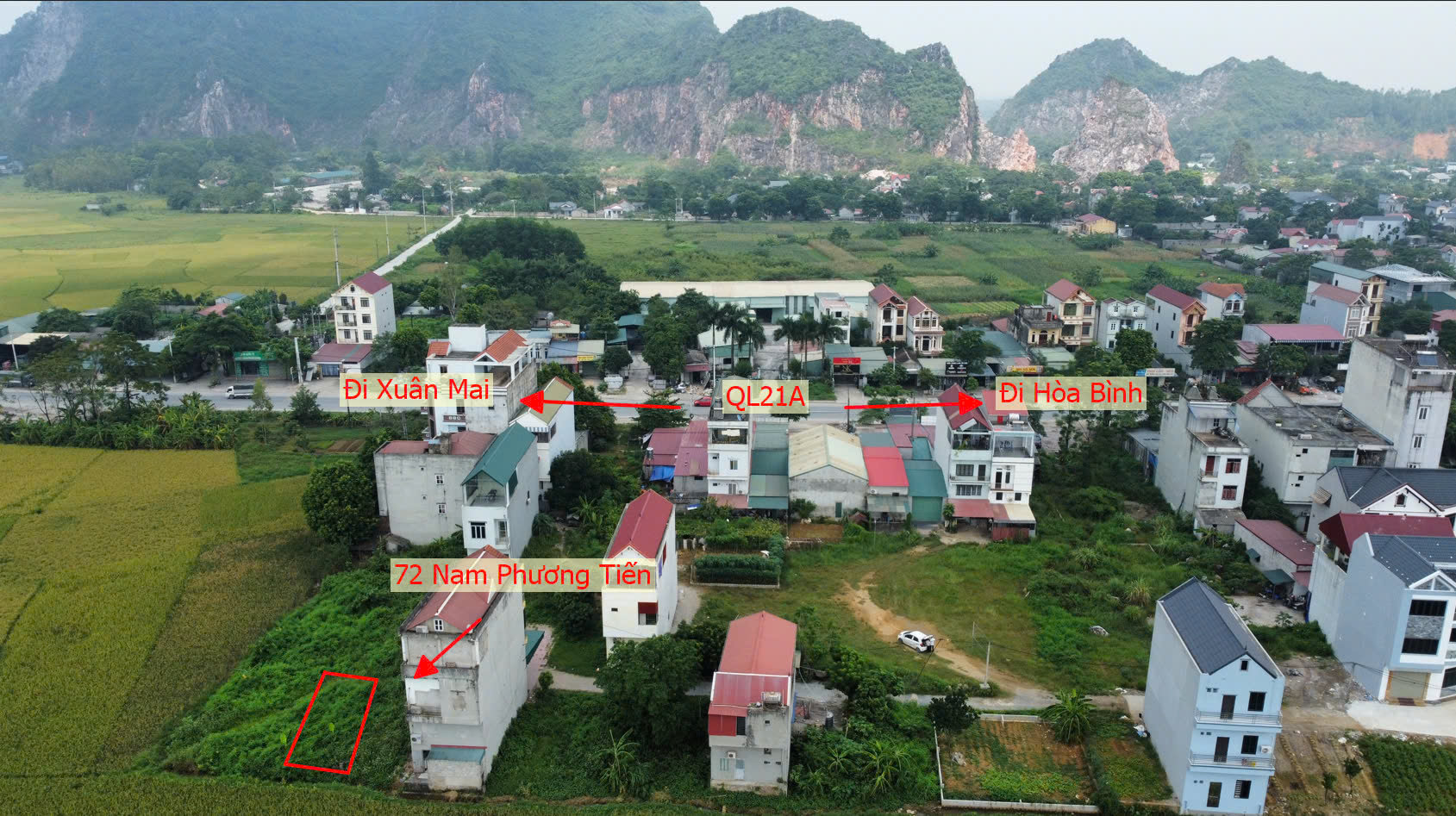 Hình ảnh Đất Đấu Giá Khu Lô 8 Chợ Cá Nam Phương Tiến Chương Mỹ Làn 2 QL21A Nằm Trong Quy Hoạch Đô Thị Vệ Tinh Xuân Mai