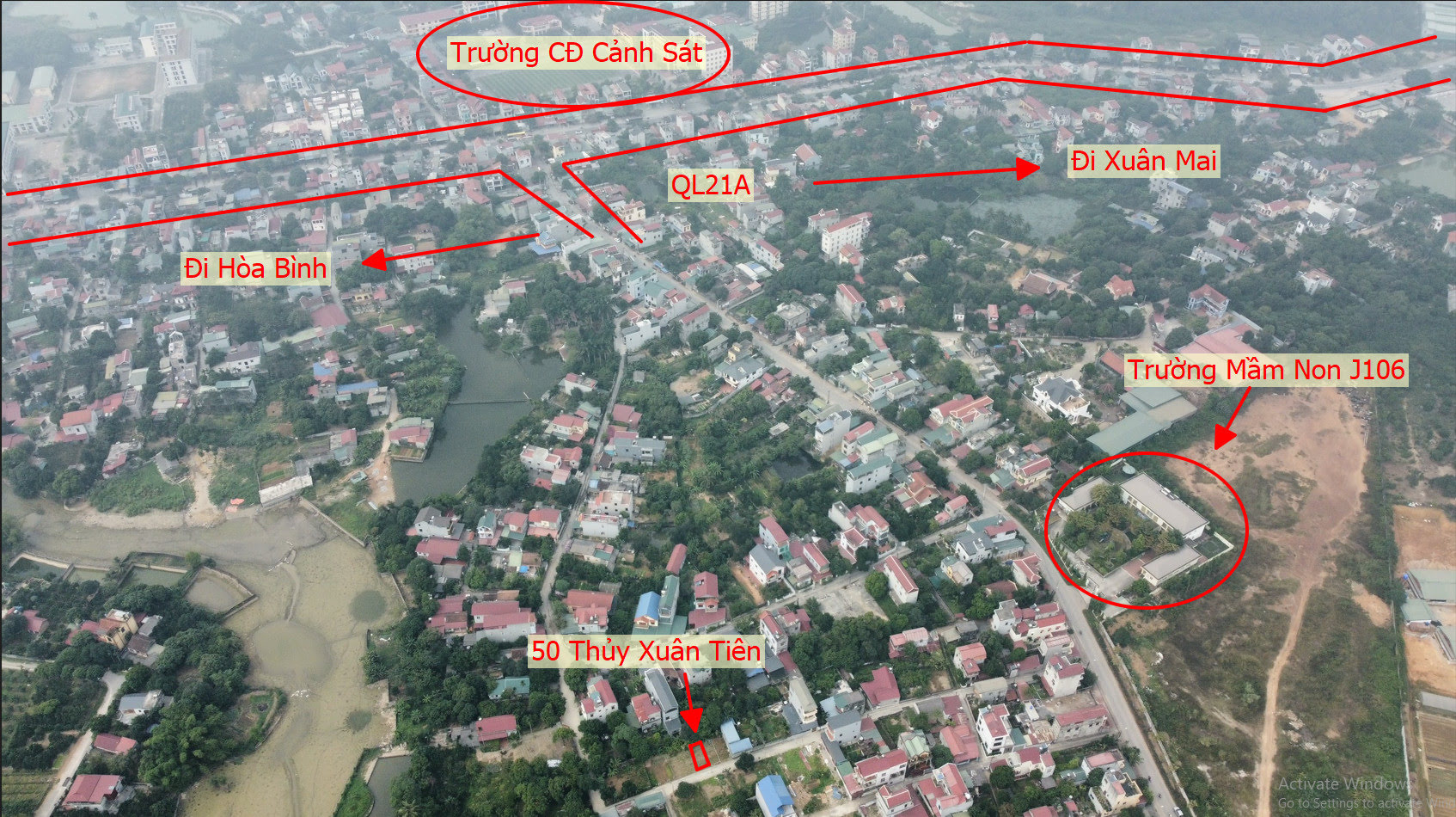 Hình ảnh Bán Đất Phân Lô Xã Thủy Xuân Tiên Đường Thông Ô Tô Sát Trục Chính Liên Xã Gần QL21A 