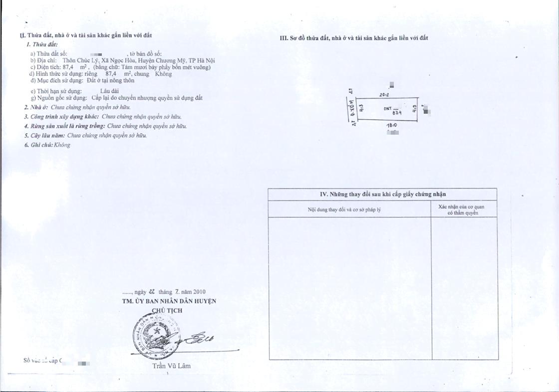 Hình ảnh Bán Đất Full Thổ Cư 87.4m Tại Ngọc Hòa Gần Trục Kinh Doanh Ngay Gần Đường TL419 