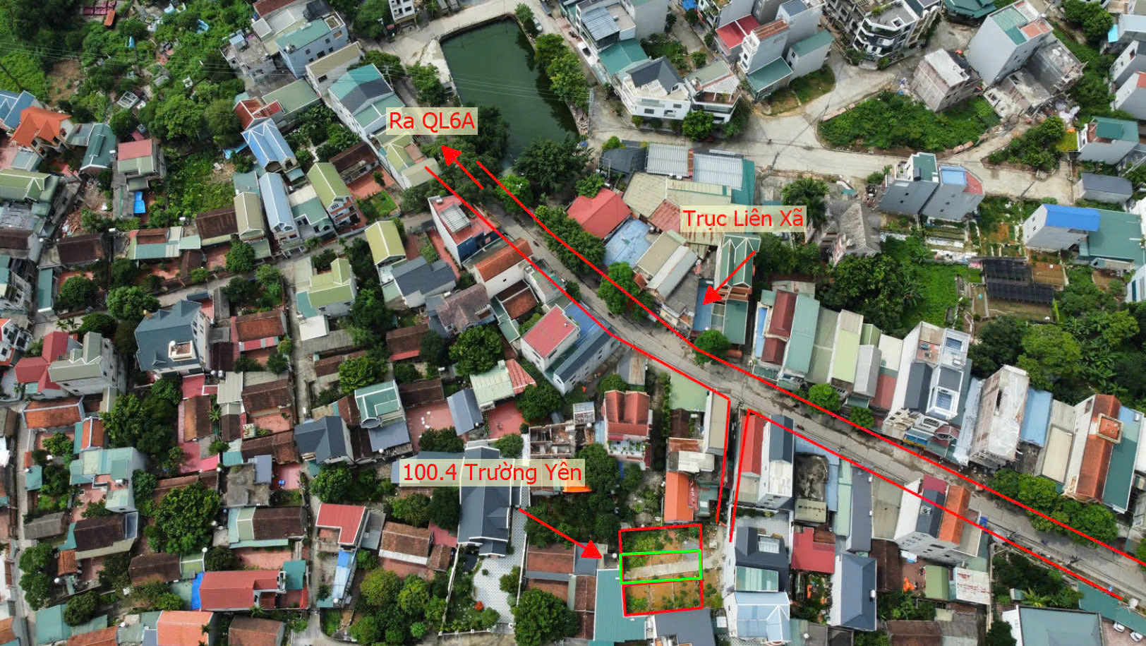 Hình ảnh Bán Đất Trường Yên Full Thổ Cư Sát Trục Kinh Doanh Ngay Trung Tâm Xã Trường Yên 