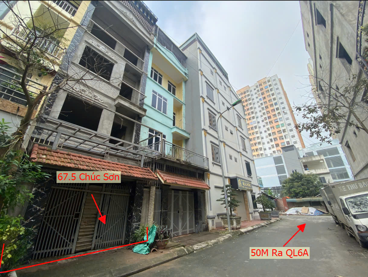 Hình ảnh Bán Nhà Liền Kề 67,5m Tại Thị Trấn Chúc Sơn Ngay Sát Chung Cư Lộc Ninh Cách QL6A Chỉ 50M