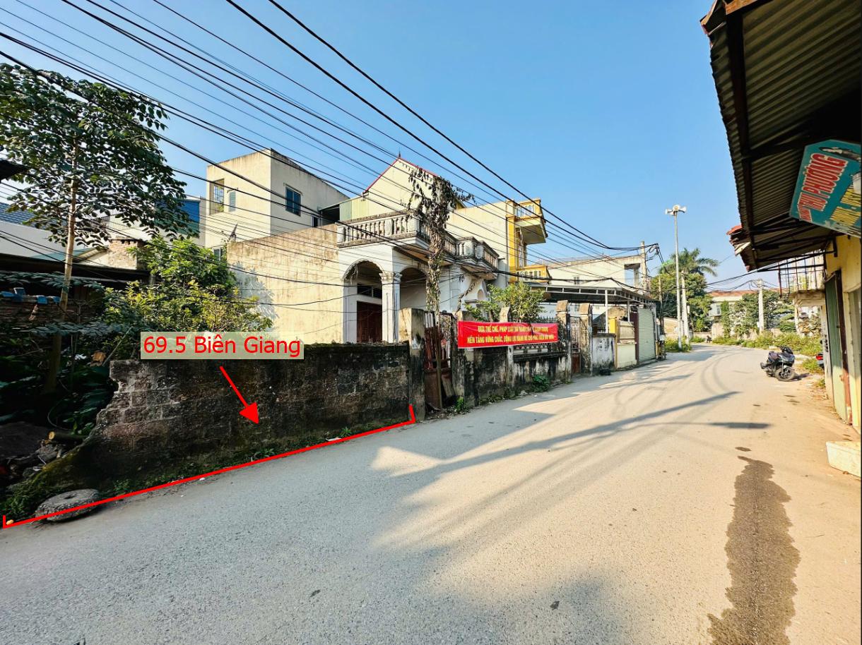 Hình ảnh Bán Thửa Đất 69.5m Tại Biên Giang Mặt Đường Kinh Doanh Ngay Gần QL6A Đang Triển Khai Mở Rộng