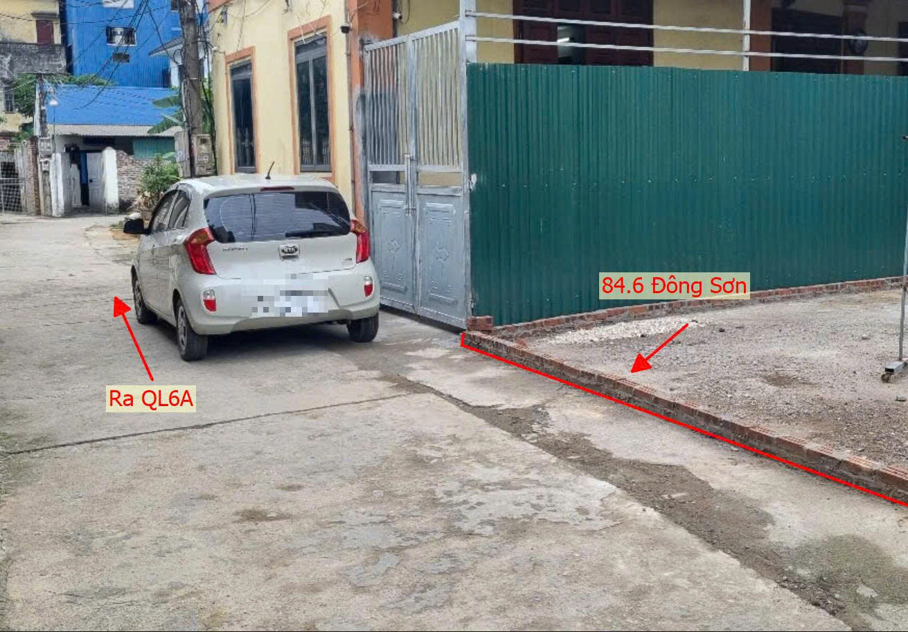 Hình ảnh Bán Thửa Đất 84.6m Tại Đông Sơn Chương Mỹ Ô Tô Đỗ Tận Đất Sát QL6A Đang Mở Rộng