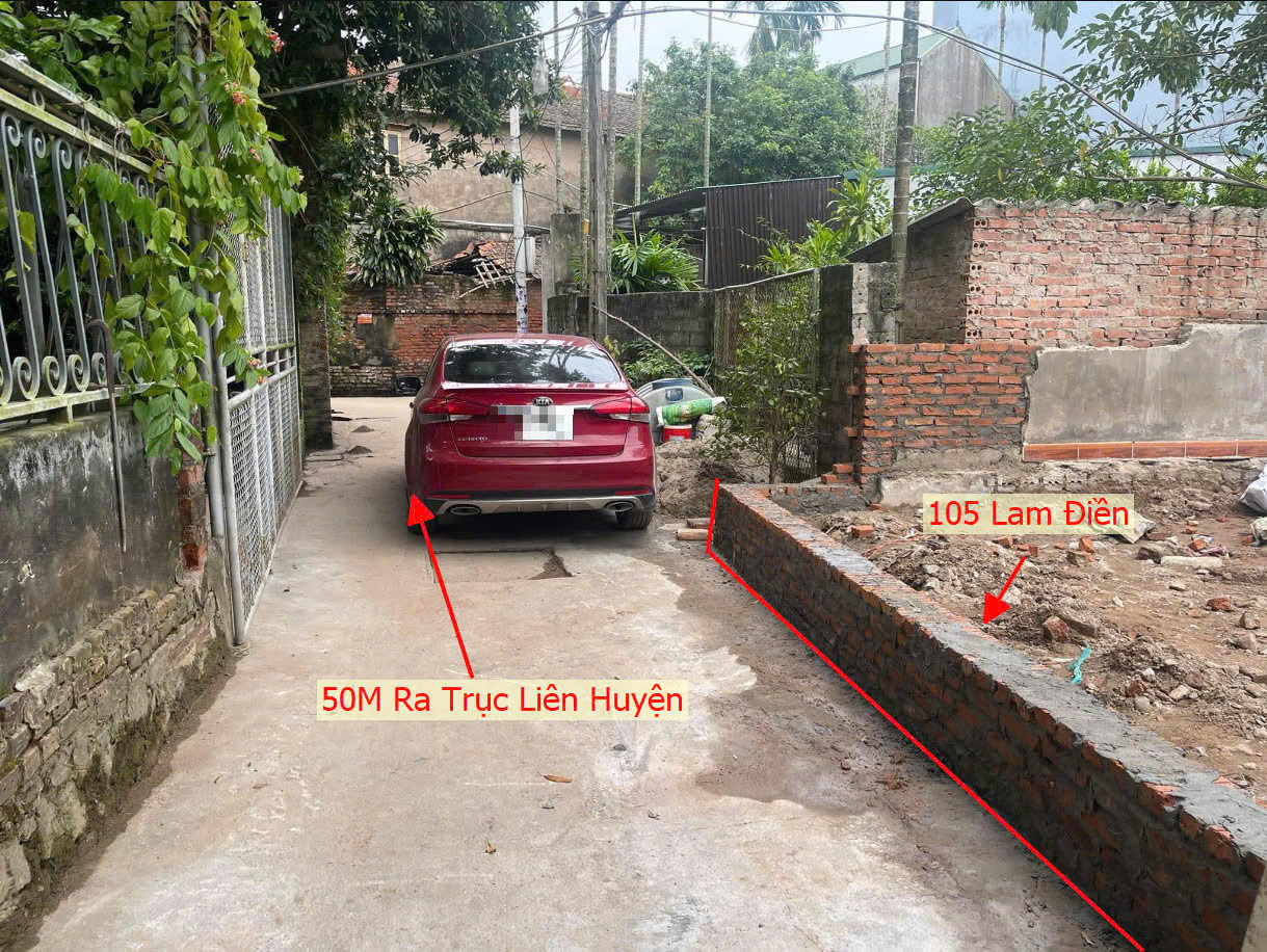 Hình ảnh Bán Đất Full Thổ Cư Sát Trục Chính Liên Huyện Ngay Trung Tâm Xã Lam Điền Chương Mỹ 