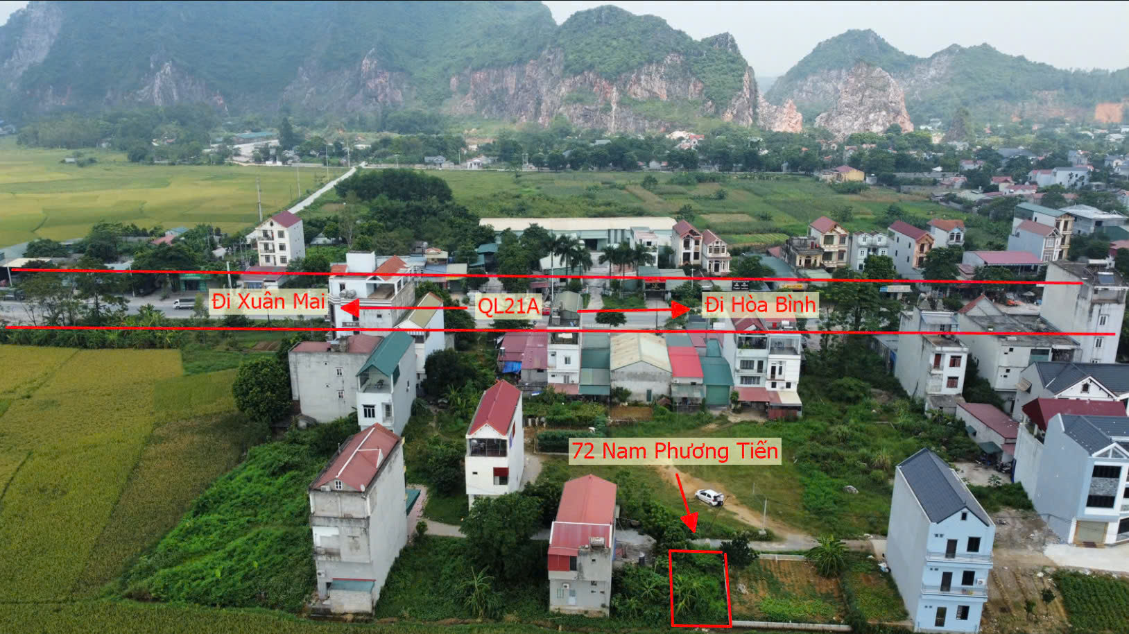 Hình ảnh Đất Đấu Giá Khu Lô 8 Chợ Cá Nam Phương Tiến Chương Mỹ Làn 2 QL21A Nằm Trong Quy Hoạch Đô Thị Vệ Tinh Xuân Mai