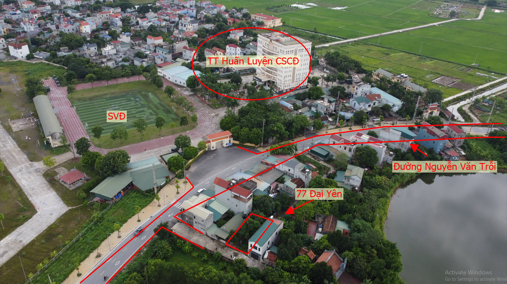 Hình ảnh Bán Đất Đại Yên Ngay Sát Mặt Đường Nguyễn Văn Trỗi Ô Tô Vào Tận Đất Mà Giá Chỉ Hơn Tỷ 