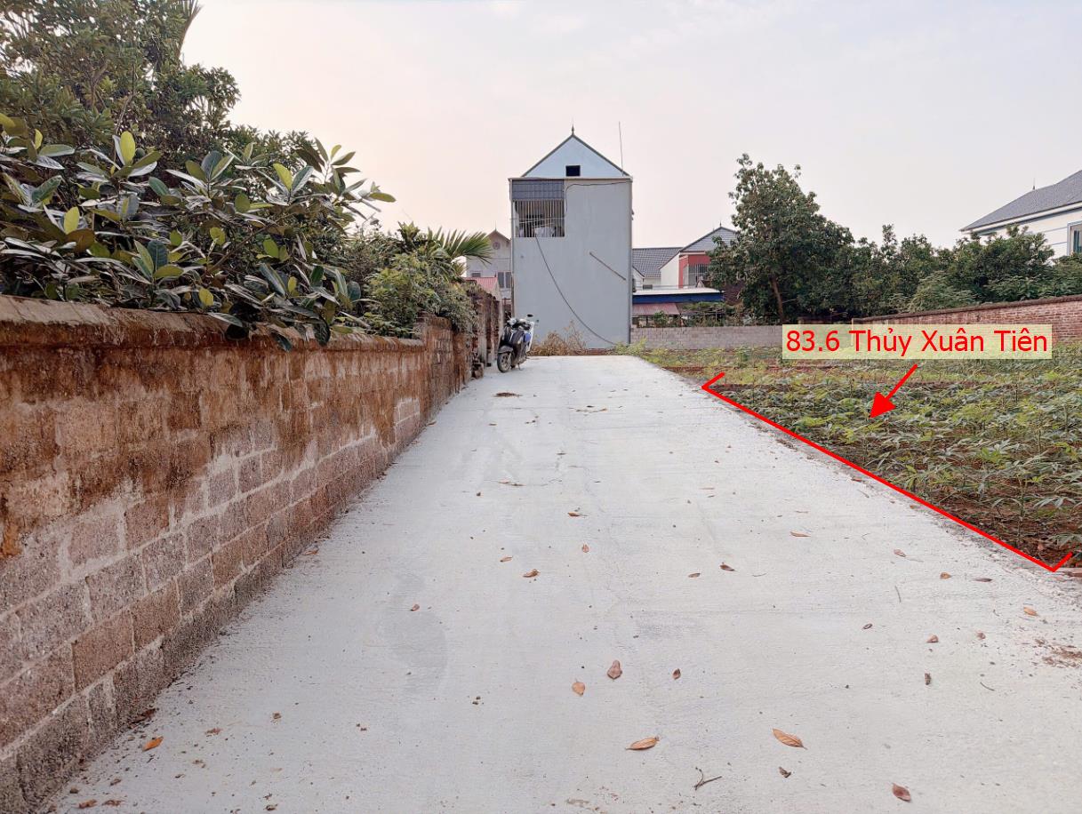 Hình ảnh Bán Đất Phân Lô Thủy Xuân Tiên Sát Trục Chính Kinh Doanh Liên Xã Cách QL21A Chỉ Hơn 1km