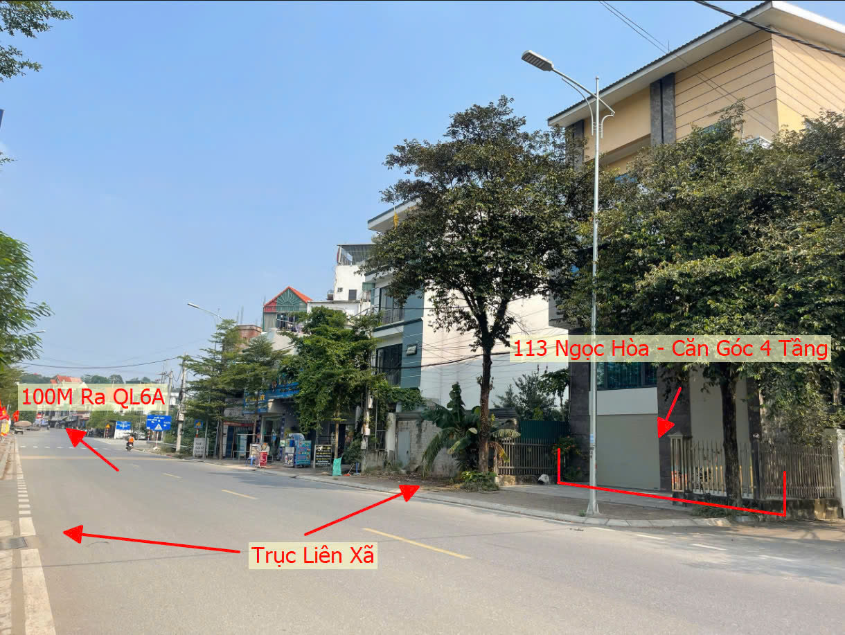 Hình ảnh Bán Căn Góc 4 Tầng Bám Mặt Trục Chính Kinh Doanh Liên Xã Ngay Trung Tâm Xã Ngọc Hòa 