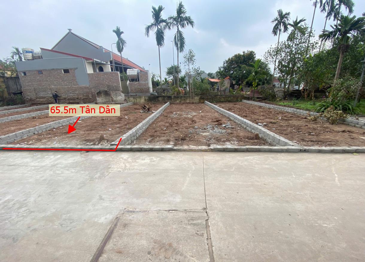 Hình ảnh Bán Lô Đất 65.5m Tại Tân Dân Khoái Châu Bám Đường Bê Tông Ô Tô Vào Tận Đất Dân Cư Đông Đúc  Phát Triển Giá Đầu Tư