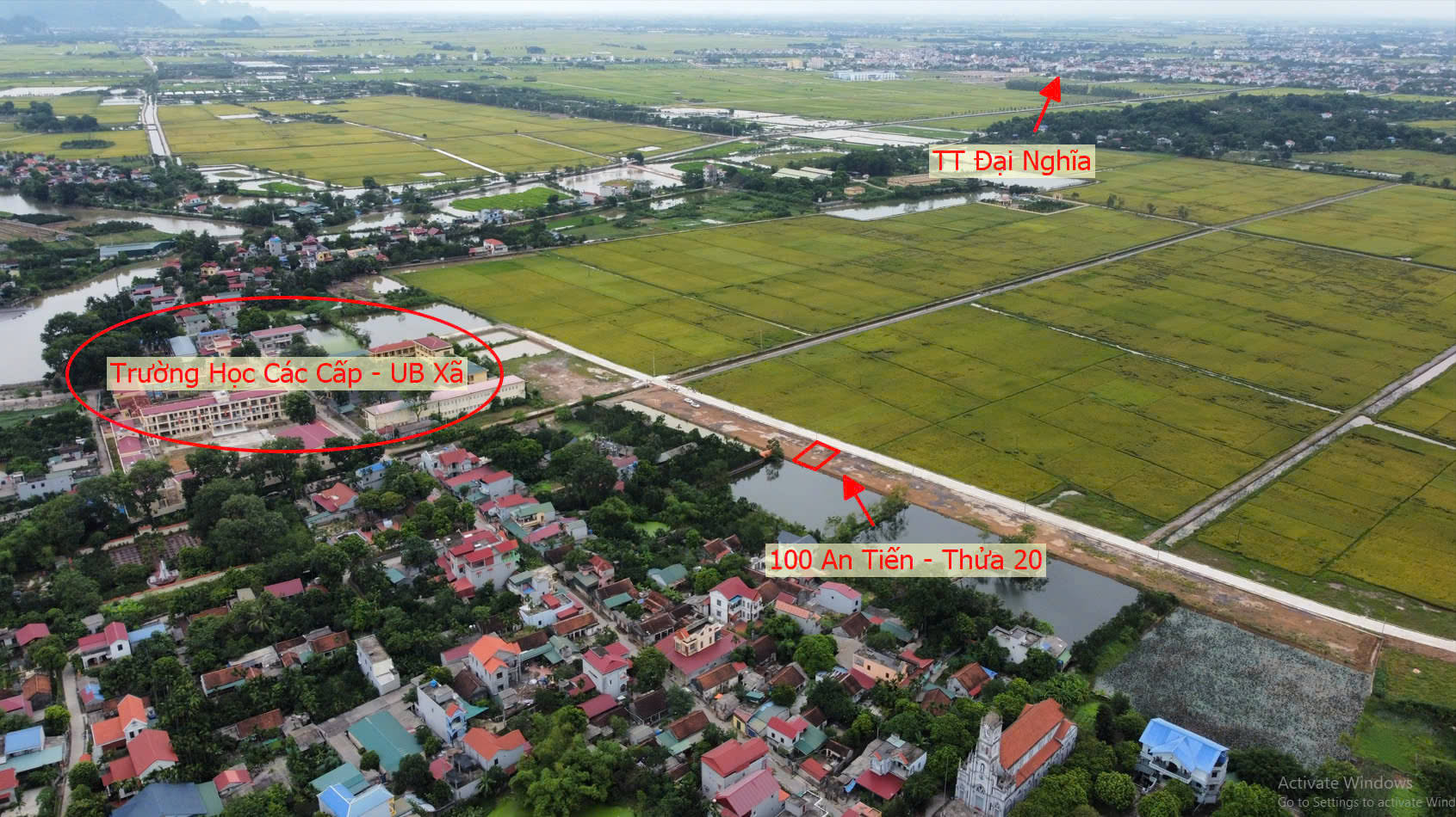 Hình ảnh Bán Đất Đấu Giá An Tiến Ngay trung Tâm Xã An Tiến Giá Chỉ Hơn Tỷ (Thửa 20)