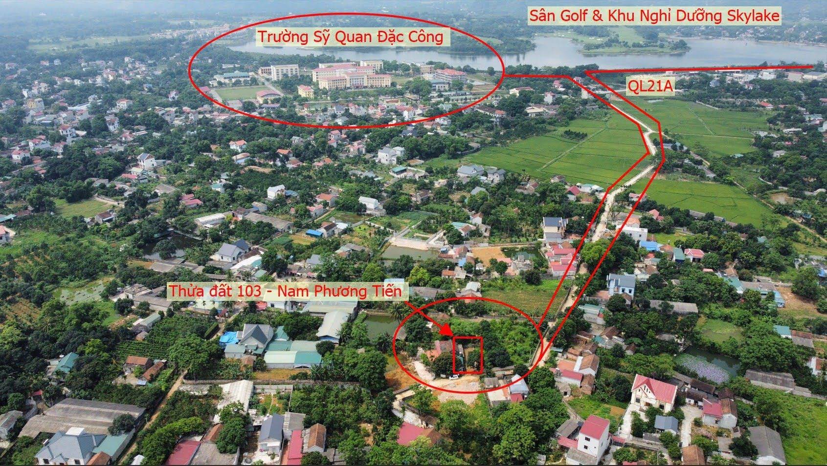 Hình ảnh Bán Đất Full Thổ Cư 103m Tại Nam Phương Tiến Ô Tô Đỗ Tận Đất Sát Trục Kinh Doanh Gần QL21A  