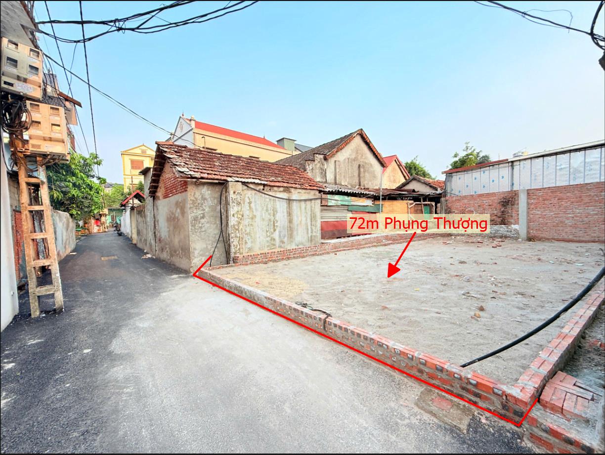 Hình ảnh Bán Lô Đất 72m Tại Phụng Thượng Phúc Thọ Bám Đường Bê Tông Ô Tô Vào Tận Đất Dân Đông Giá Đầu Tư