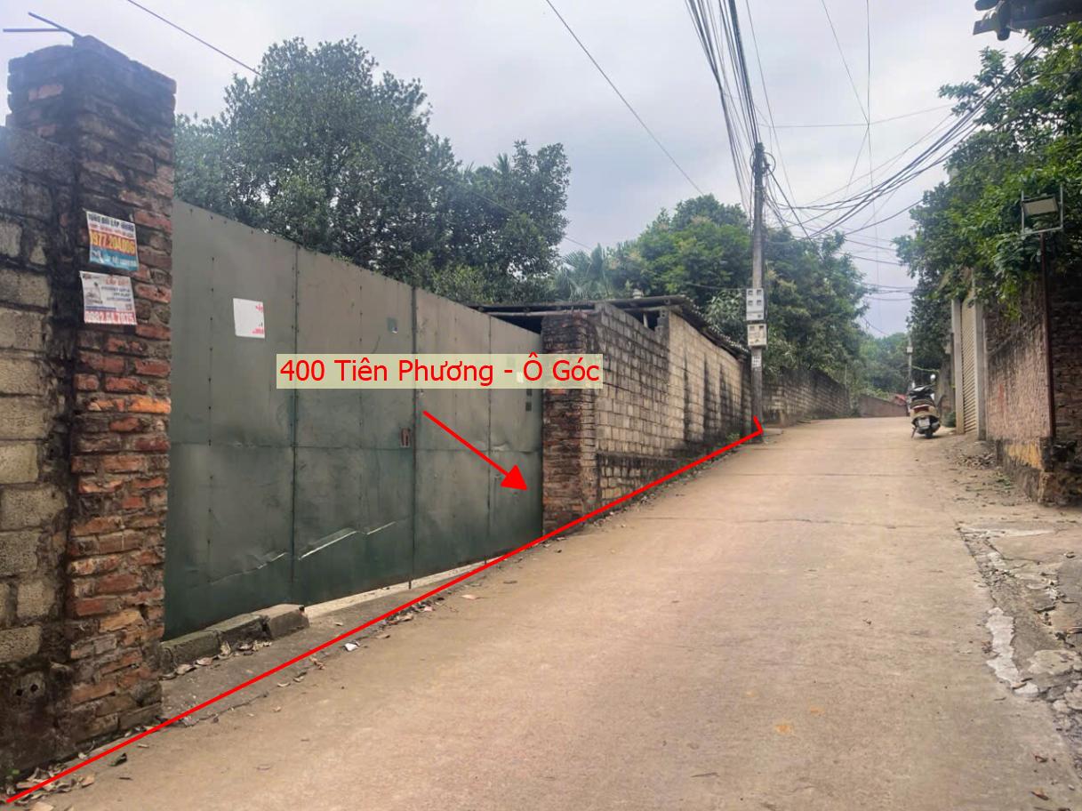 Hình ảnh Bán Lô Góc 2 Mặt Tiền Full Thổ Cư 400m Tại Tiên Phương Ô Tô Đỗ Tận Đất Gần QL6A Đang Triển Khai Mở Rộng