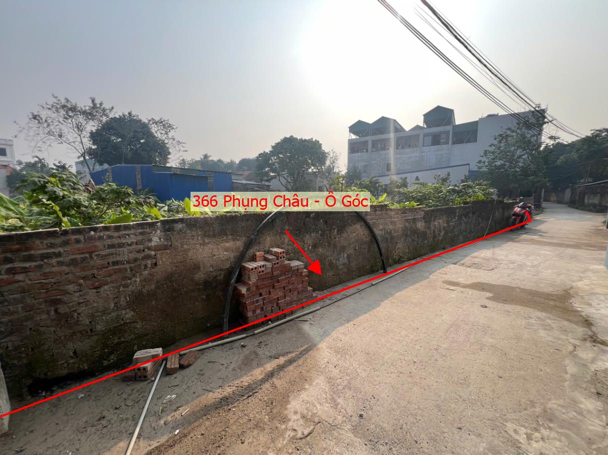 Hình ảnh Bán Lô Góc 2 Mặt Thoáng 366m Tại Phụng Châu Đường Thông Ô Tô Gần Trục Kinh Doanh Liên Xã 