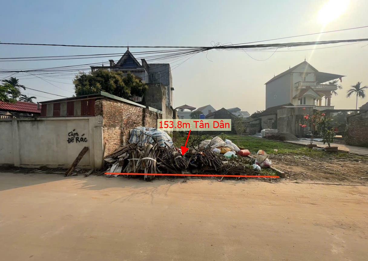 Hình ảnh Bán Lô Đất 153.8m Tại Tân Dân Khoái Châu Bám Đường Bê Tông Ô Tô Vào Tận Đất Dân Cư Đông Đúc  Sổ Đỏ Pháp Lý Giá Đầu Tư
