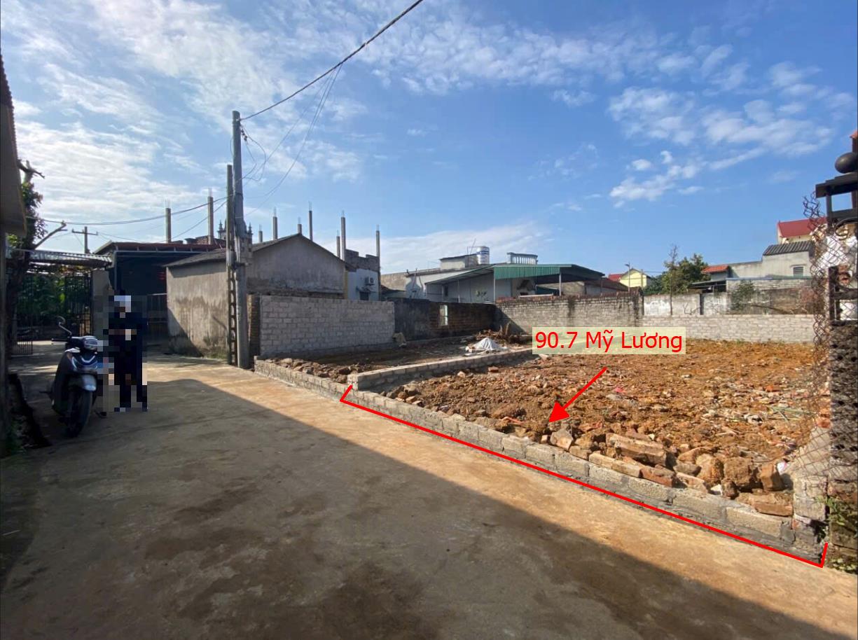 Hình ảnh Bán Thửa Đất 90.7m Tại Mỹ Lương Sát Trục Kinh Doanh Gần Trường Học Các Cấp Giá Chỉ Hơn Tỷ