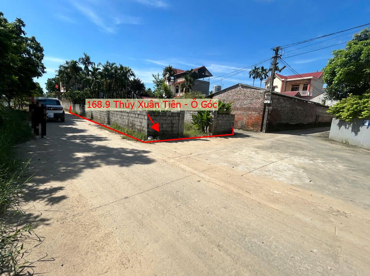 Hình ảnh Bán Lô Góc 3 Mặt Tiền 168.9m Tại Thủy Xuân Tiên Đường Thông Ô Tô Sát Trục Chính Kinh Doanh Liên Xã