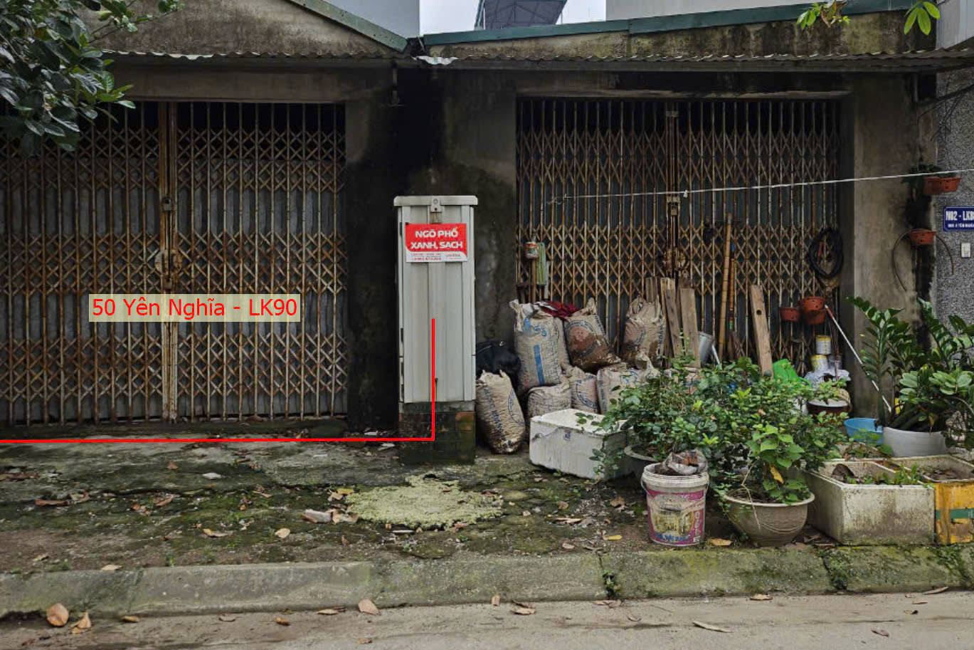 Hình ảnh Bán Đất Dịch Vụ Yên Nghĩa Sẵn Nhà Cấp 4 Ngay Sau Bến Xe Yên Nghĩa Gần QL6A (LK90)