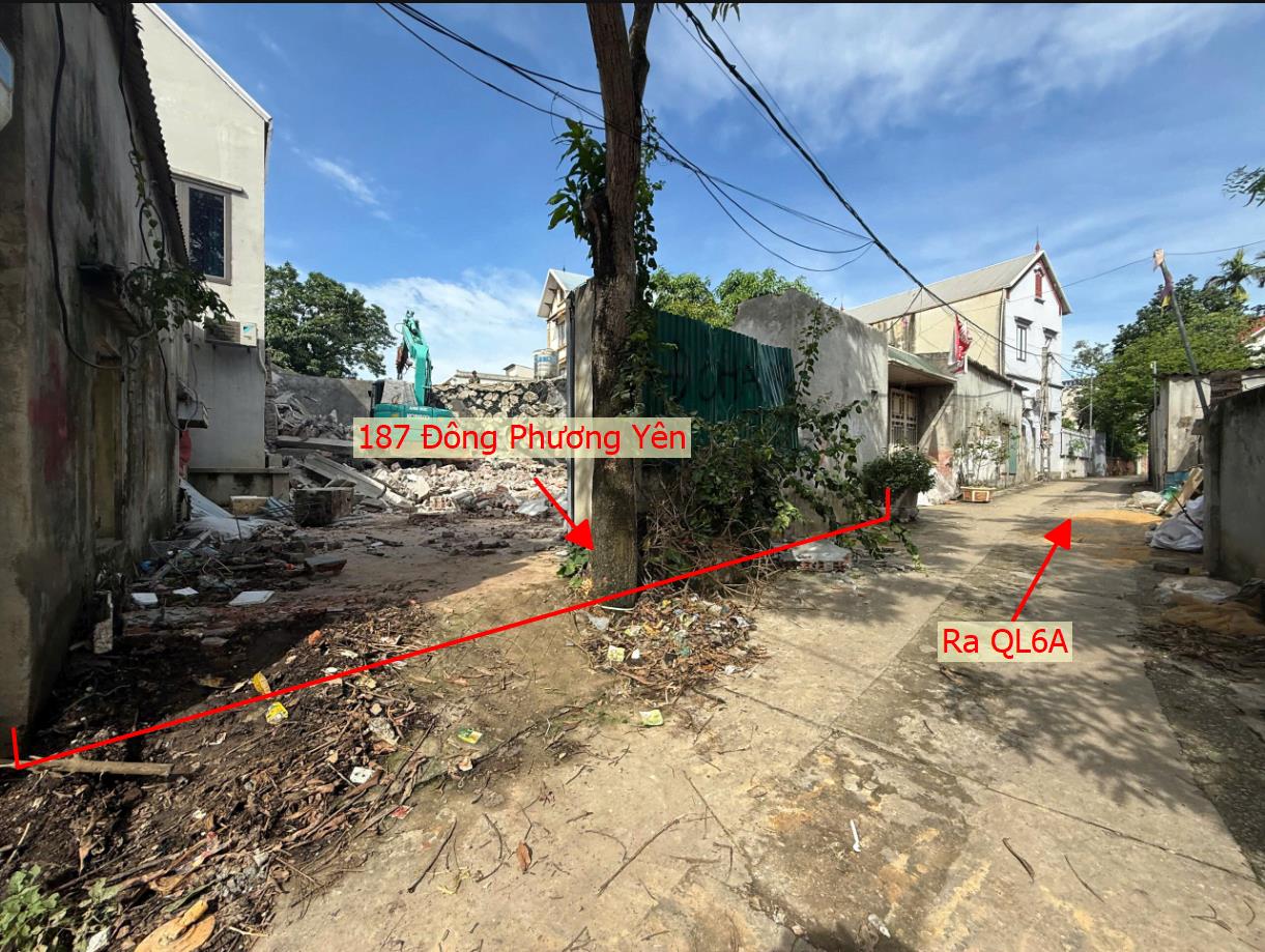 Hình ảnh Bán Đất Full Thổ Cư 187m Tại Đông Phương Yên Ô Tô Đỗ Tận Đất Sát Trục Kinh Doanh Liên Xã 