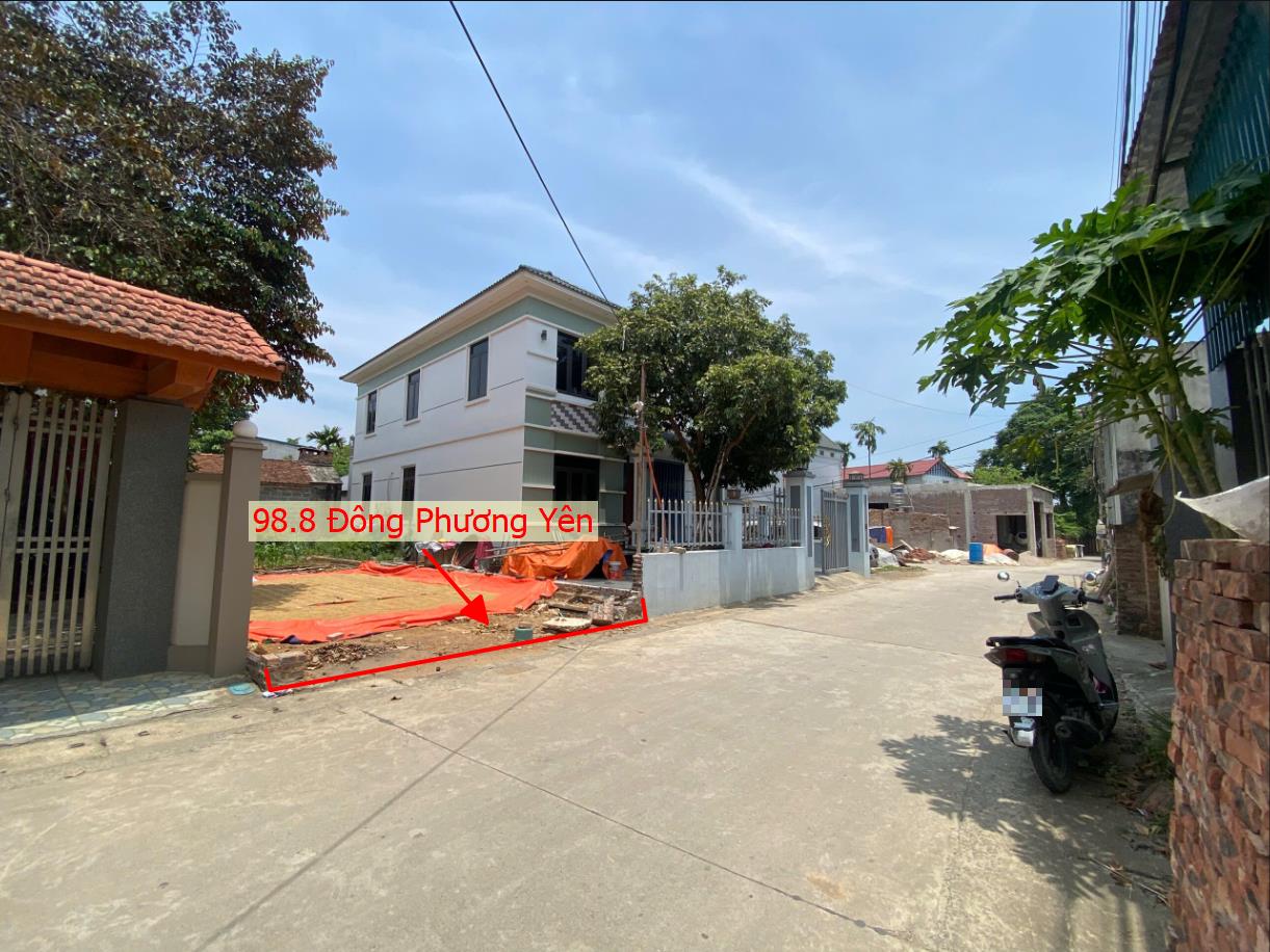 Hình ảnh Bất Động Sản Phú Nghĩa Bán Đất Khu Vực Đông Phương Yên Đường Ô Tô Tránh Sát Trục Kinh Doanh Liên Xã 