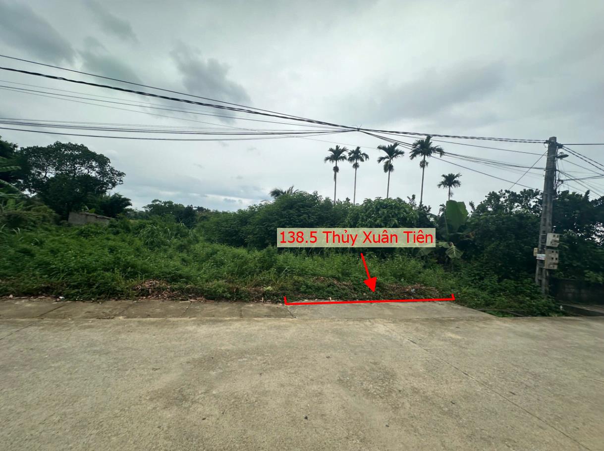 Hình ảnh Bán Đất Thủy Xuân Tiên Bám Mặt Trục Chính Thôn Ngay Trung Tâm Xã Thủy Xuân Tiên Gần QL21A 