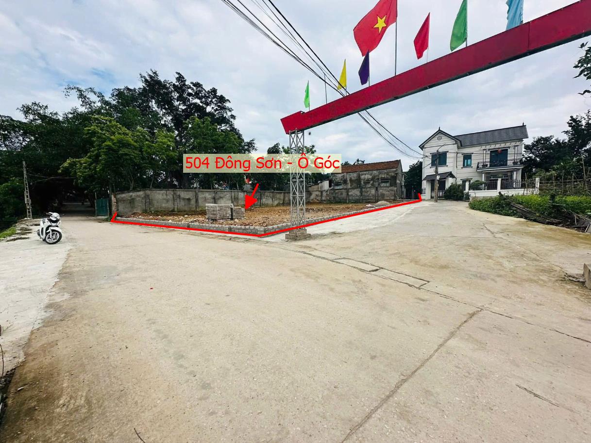 Hình ảnh Bán Lô Góc 2 Mặt Tiền 504m Tại Đông Sơn Ô Tô Đỗ Tận Đất Sát Trục Kinh Doanh Liên Huyện 