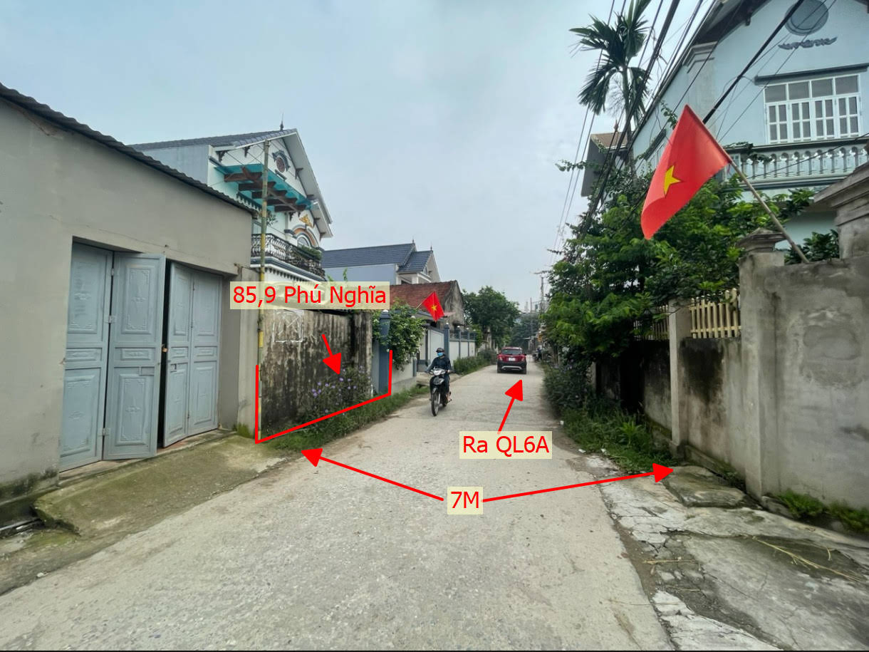 Hình ảnh Bán Đất Trục Chính Kinh Doanh Ngay Gần KCN Phú Nghĩa Chương Mỹ