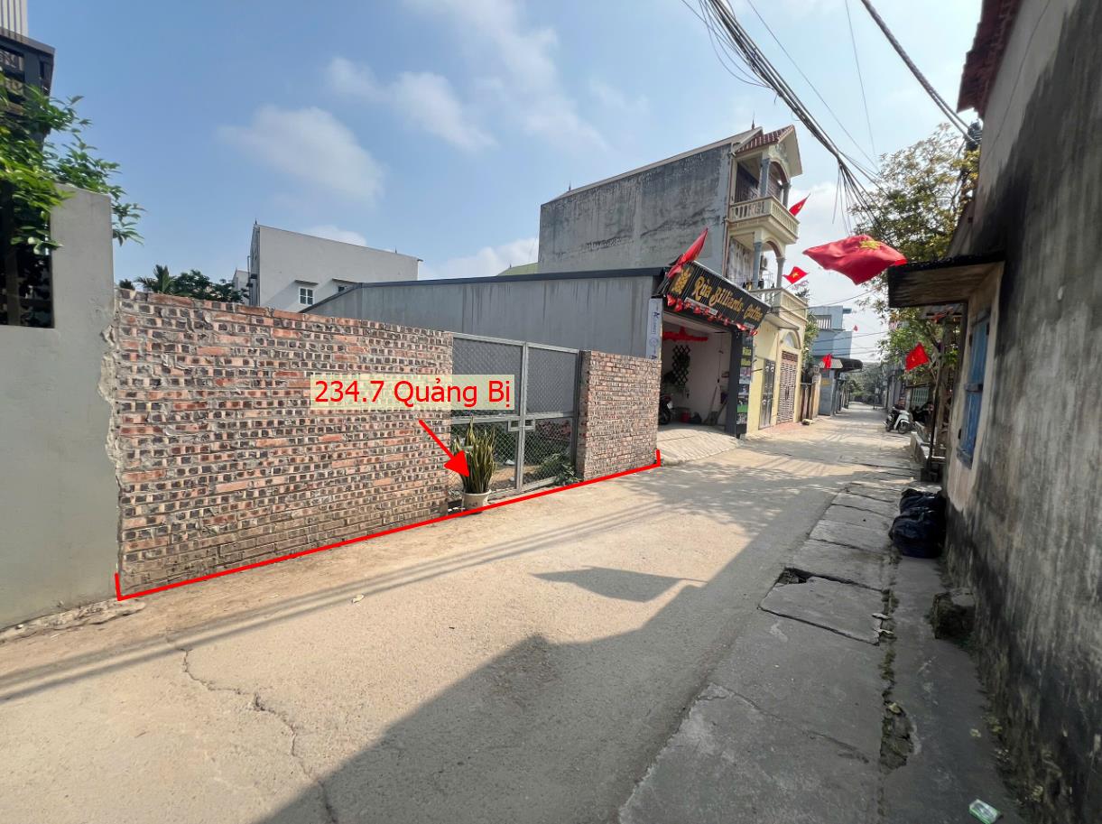 Hình ảnh Bán Thửa Đất 234.7m Tại Quảng Bị Mặt Trục Chính Kinh Doanh Ngay Gần Đường TL419