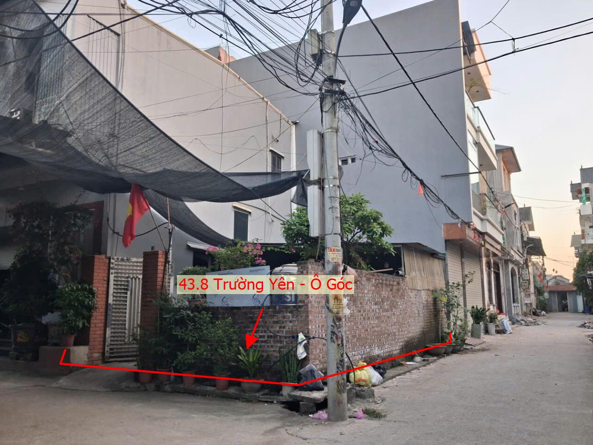 Hình ảnh Bán Lô Góc 2 Mặt Tiền Full Thổ Cư Ngay Sát QL6A Đang Triển Khai Mở Rộng Tại Trường Yên Chương Mỹ 