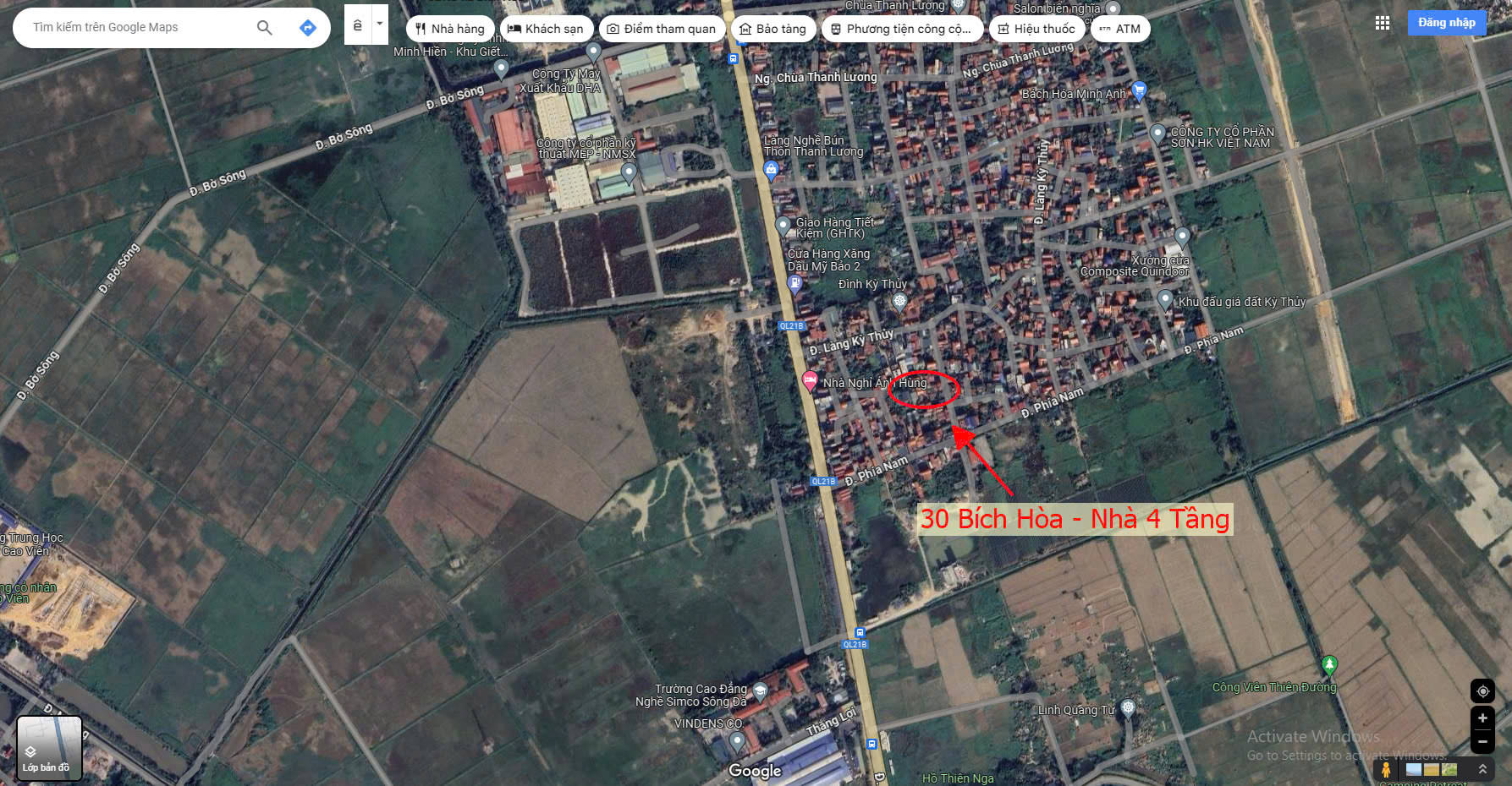 Hình ảnh Bán Nhà 4 Tầng Đầy Đủ Nội Thất Ngay Trung Tâm Xã Bích Hòa Sát Ql21B