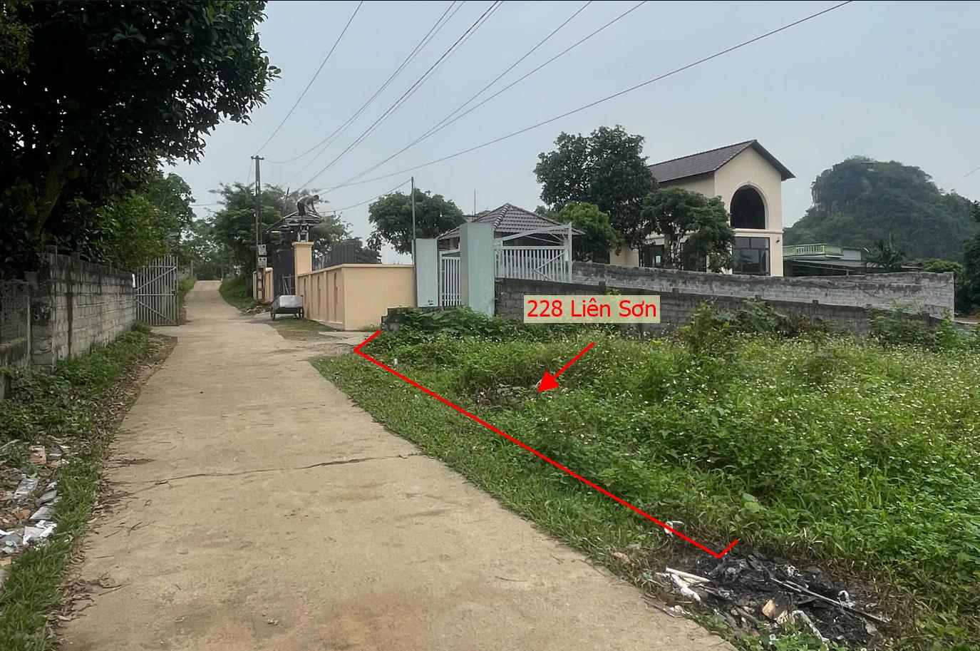Hình ảnh Bán Thửa Đất 228m Tại Liên Sơn Đường Thông Ô Tô Ngay Sát Trục Chính Kinh Doanh Liên Xã Giá Chỉ Hơn Tỷ