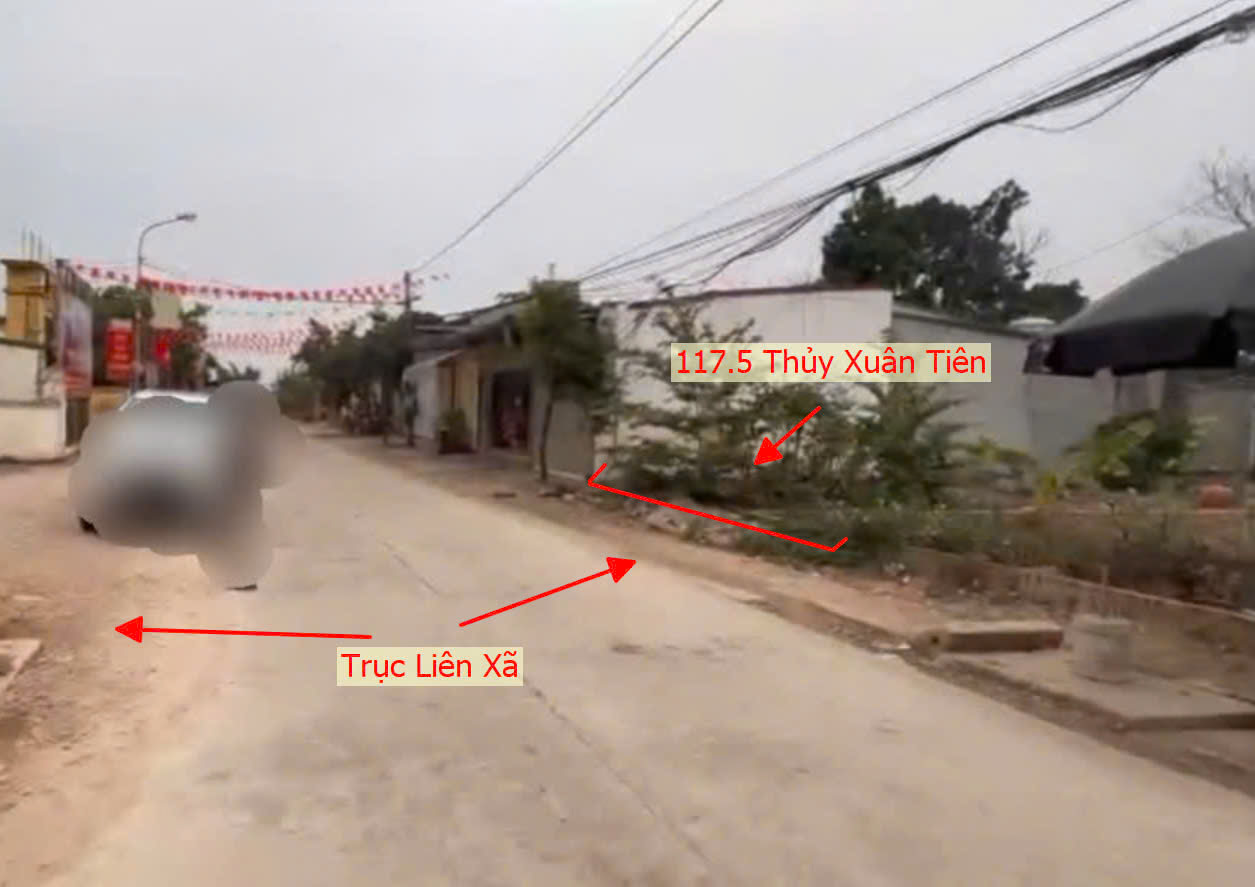 Hình ảnh Bán Thửa Đất Phân Lô 117.5m Tại Thủy Xuân Tiên Mặt Trục Liên Xã Đối Diện UBND Xã Thủy Xuân Tiên