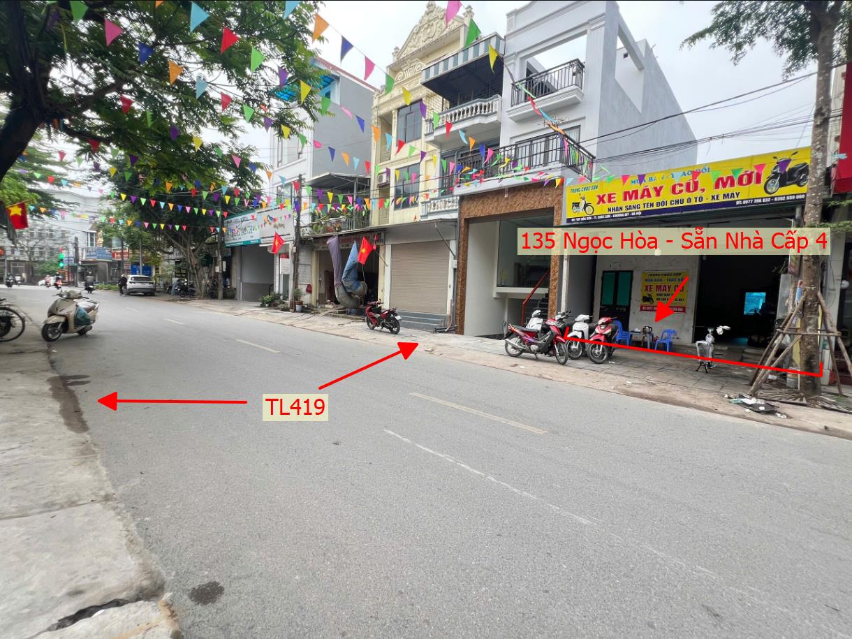 Hình ảnh Bán Đất Full Thổ Cư Sẵn Nhà Cấp 4 Tại Ngọc Hòa Chương Mỹ Mặt Đường Kinh Doanh TL419  Giáp Thị Trấn Chúc Sơn 