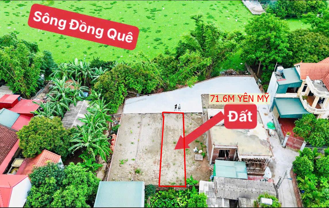 Hình ảnh Bán Lô Đất 71.6m Tại Yên Phú Yên Mỹ Bám Đường Bê Tông Ô Tô Vào Tận Đất View Hồ Thoáng Mát Gàn KCN Giá Đầu Tư