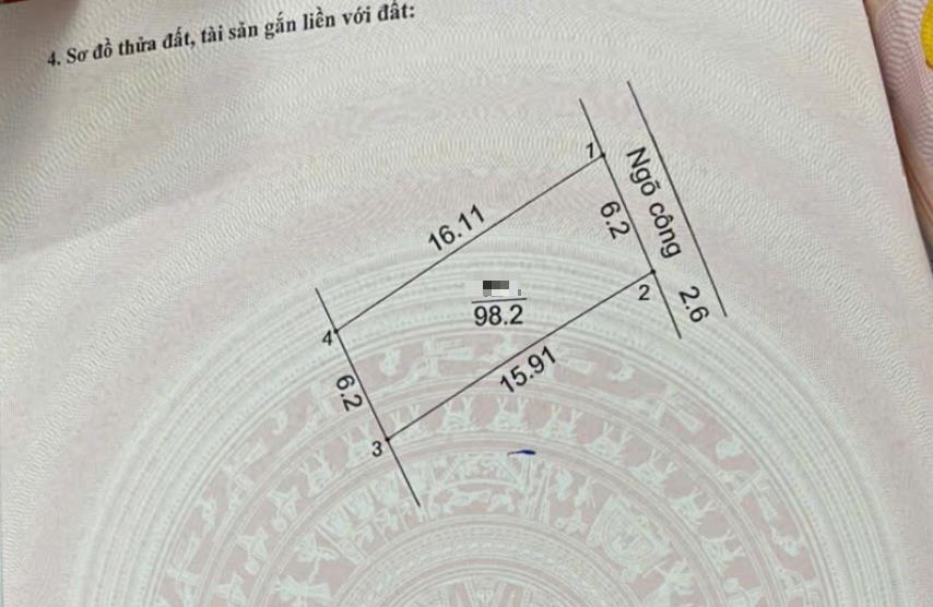 Hình ảnh Bán Đất Full Thổ Cư 98.2m Tại Đại Yên Sát Trục Chính Kinh Doanh Ngay Gần Đường Nguyễn Văn Trỗi