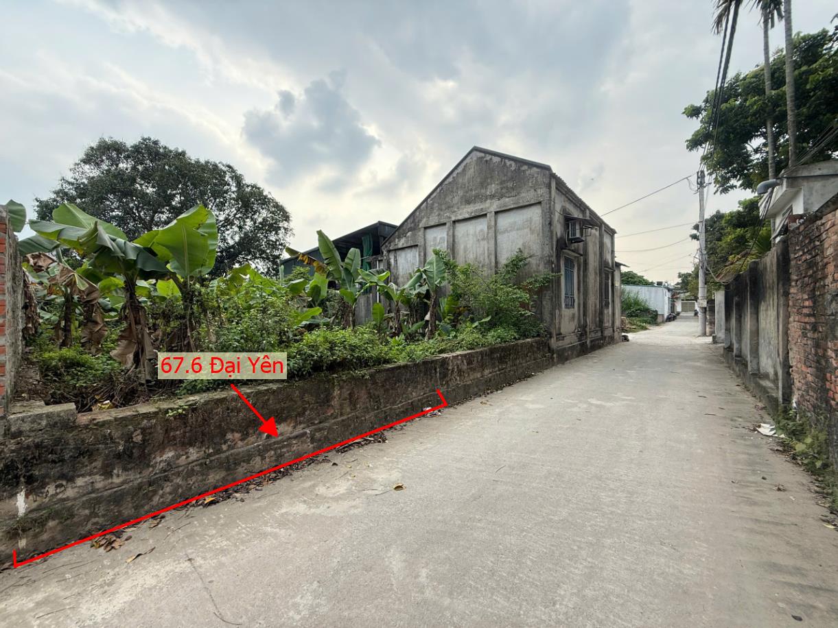 Hình ảnh Bán Lô Đất 67.6M2 Tại Đại Yên Chương Mỹ Ô Tô Đỗ Tận Đất Ngay Sát Mặt Đường TL419 