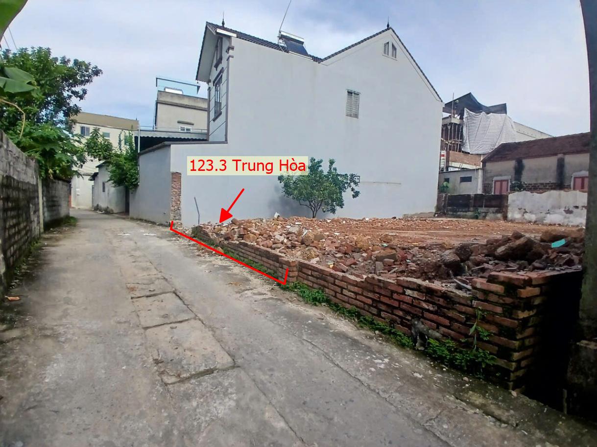 Hình ảnh Bán Thửa Đất 123.3m Tại Trung Hòa Ô Tô Vào Tận Đất Sát Trục Chính Kinh Doanh Liên Xã