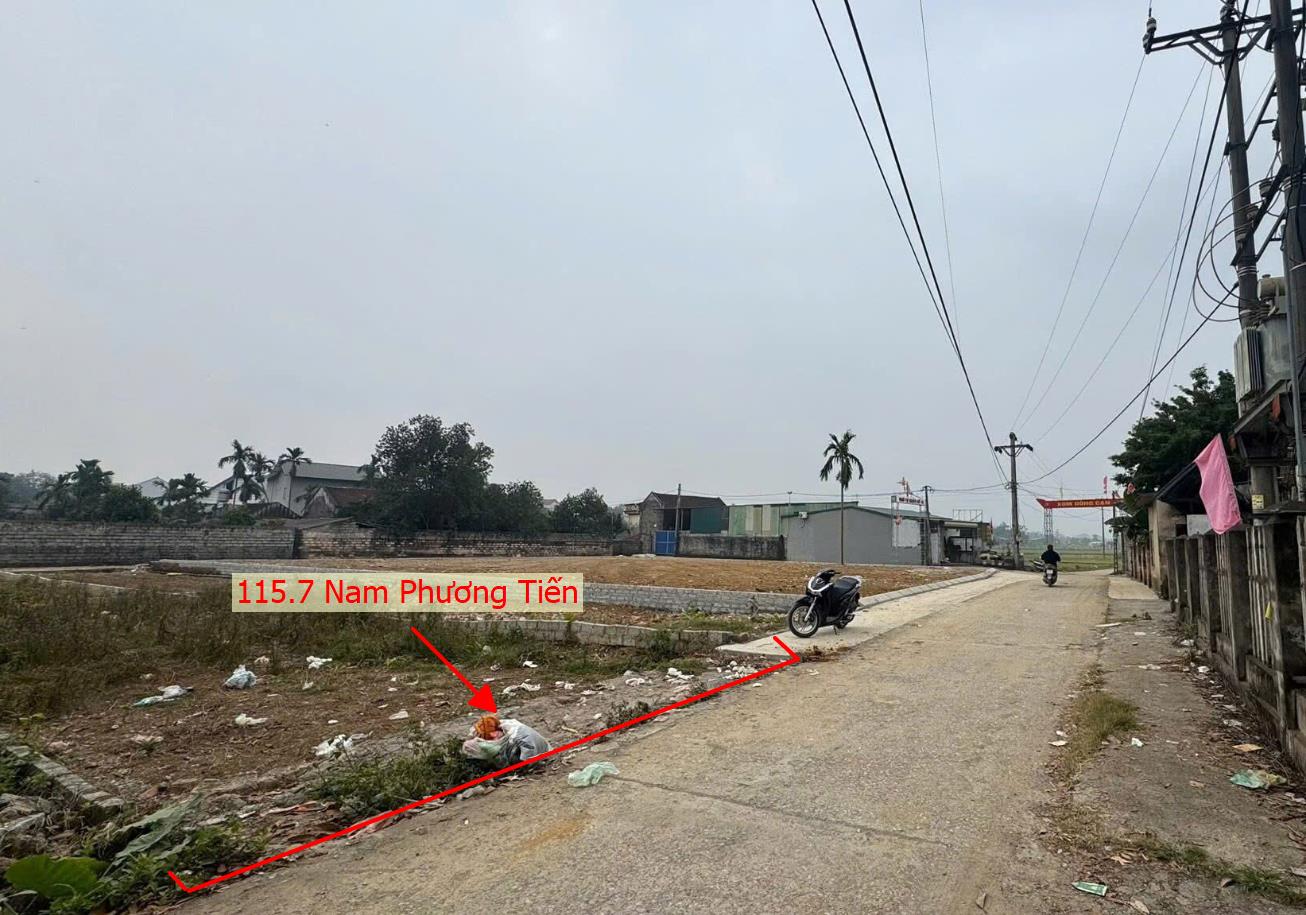 Hình ảnh Bán Thửa Đất 115.7m Tại Nam Phương Tiến Đường Thông Ô Tô Ngay Gần Đường QL21A 