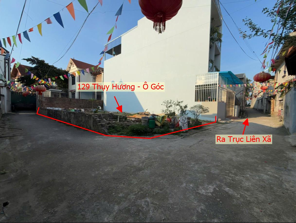 Hình ảnh Bán Lô Góc 2 Mặt Tiền 129m Tại Thụy Hương Chương Mỹ Sát Trục Chính Liên Huyện Giáp Thị Trấn Chúc Sơn 