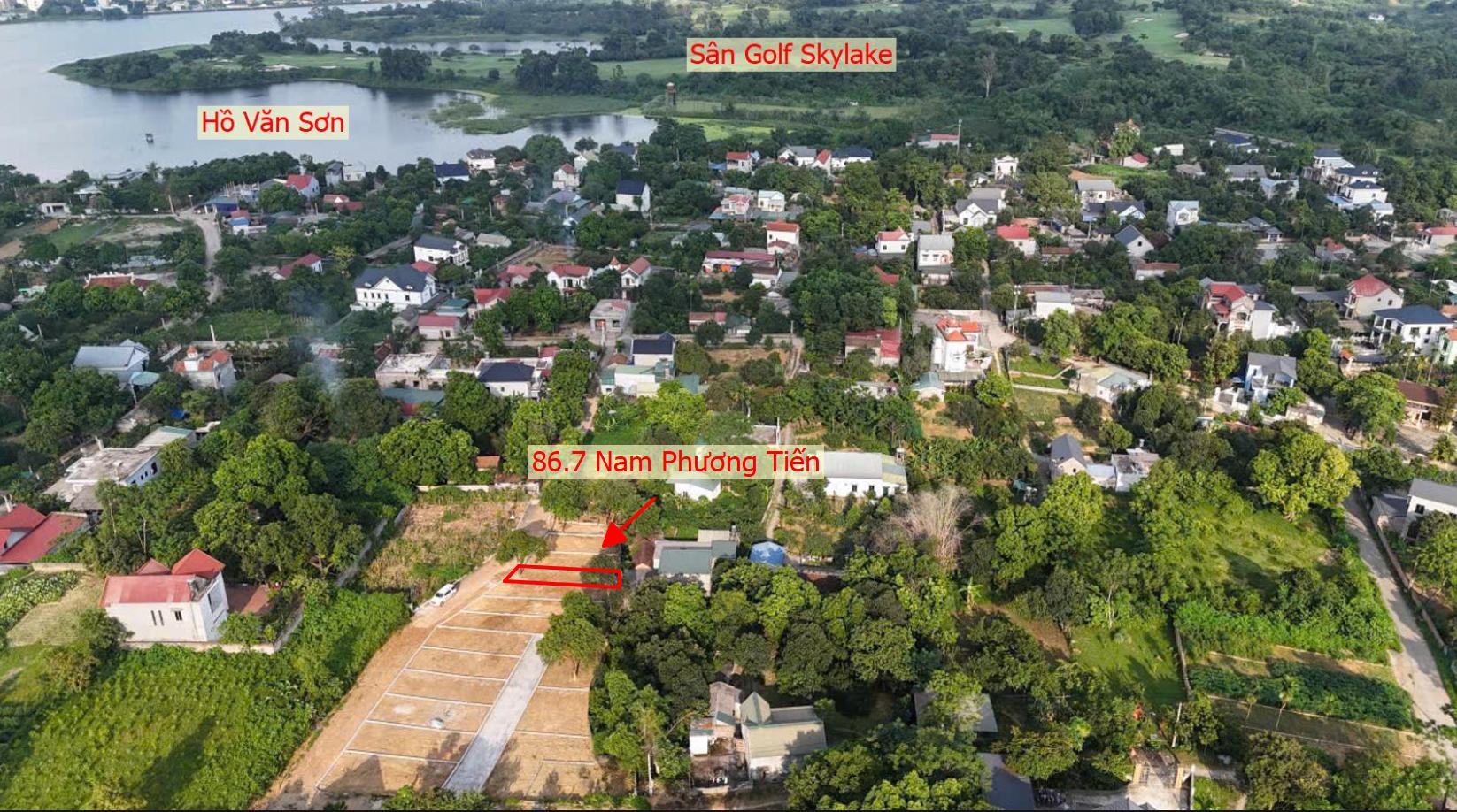 Hình ảnh Bán Đất Phân Lô Thôn Đông Nam Ô Tô Đỗ Tận Đất Ngay Sát Hồ Văn Sơn Khu Nghỉ Dưỡng Skylake