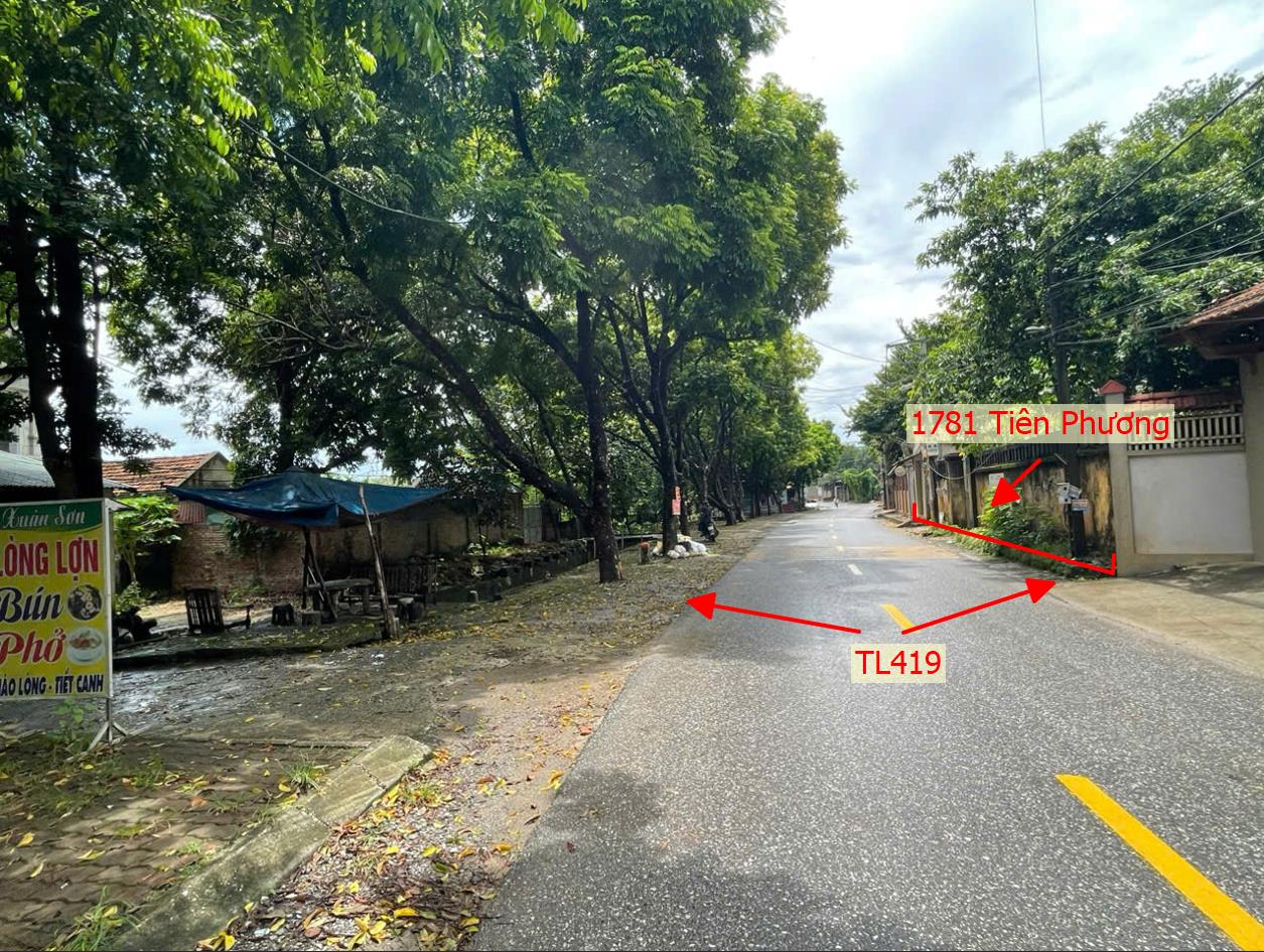 Hình ảnh Bán Thửa Đất 1781m Tại Tiên Phương Bám Mặt Đường Kinh Doanh TL419 Ngay Sát QL6A 