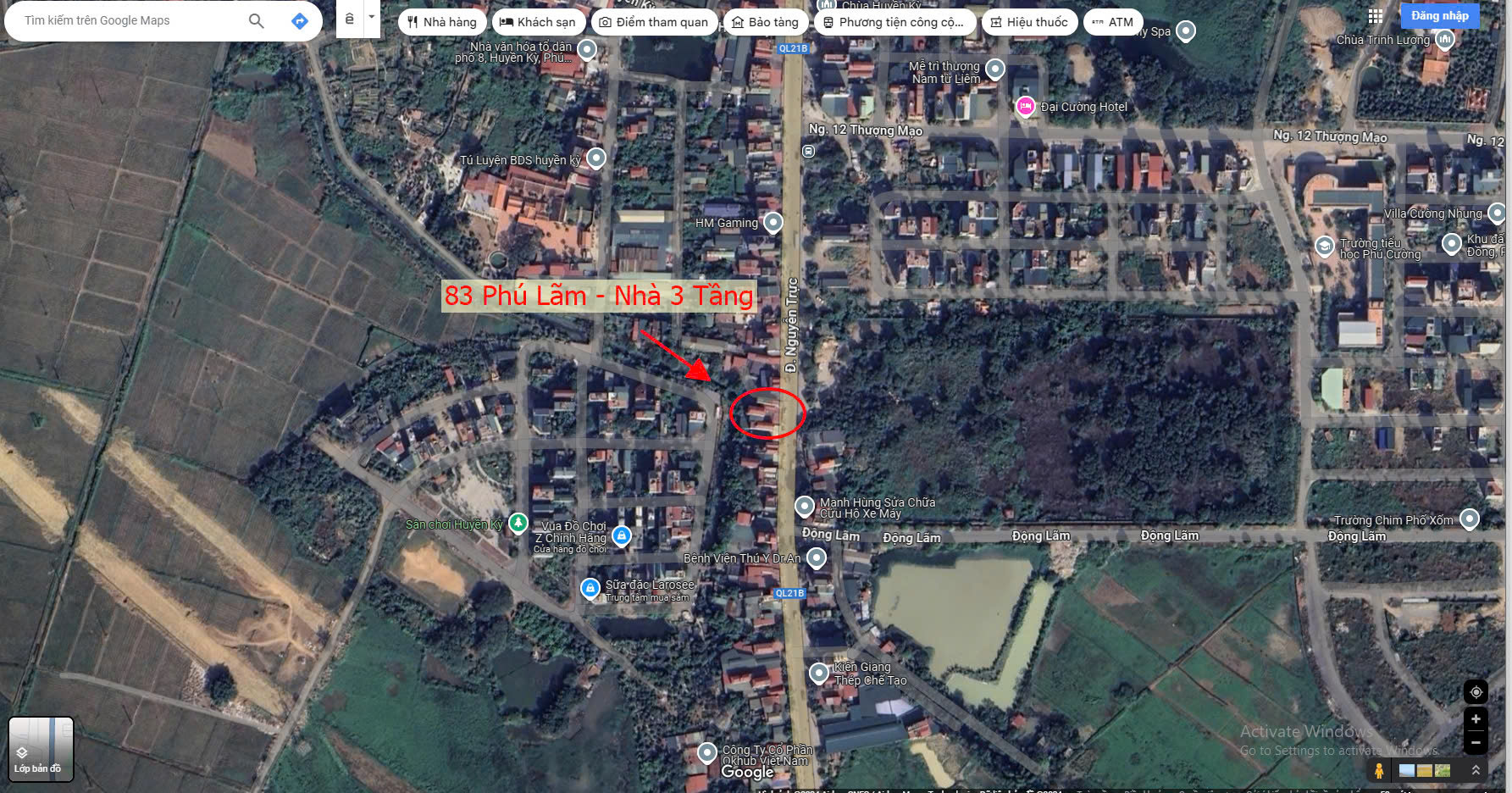 Hình ảnh Bán Nhà 3 Tầng Mặt Đường Kinh Doanh QL21B Ngay Trung Tâm Phường Phú Lãm Quận Hà Đông