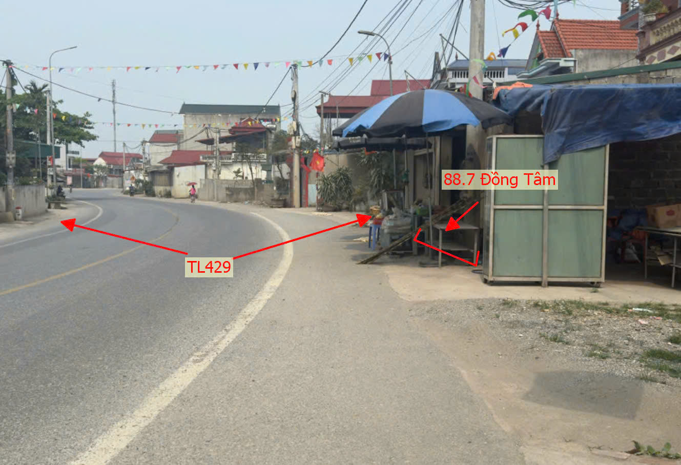Hình ảnh Bán Đất Tặng Nhà 88.7m Tại Đồng Tâm Mỹ Đức Mặt Đường Kinh Doanh TL429
