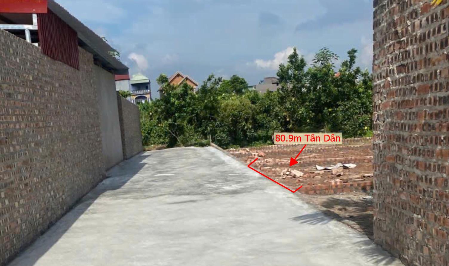 Hình ảnh Bán Lô Đất 80.9m Tại Tân Châu Khoái Châu Bám Đường Bê Tông Ô Tô Vào Tận Đất Dân Cư Đông Đúc Thân Thiện Giá Đầu Tư