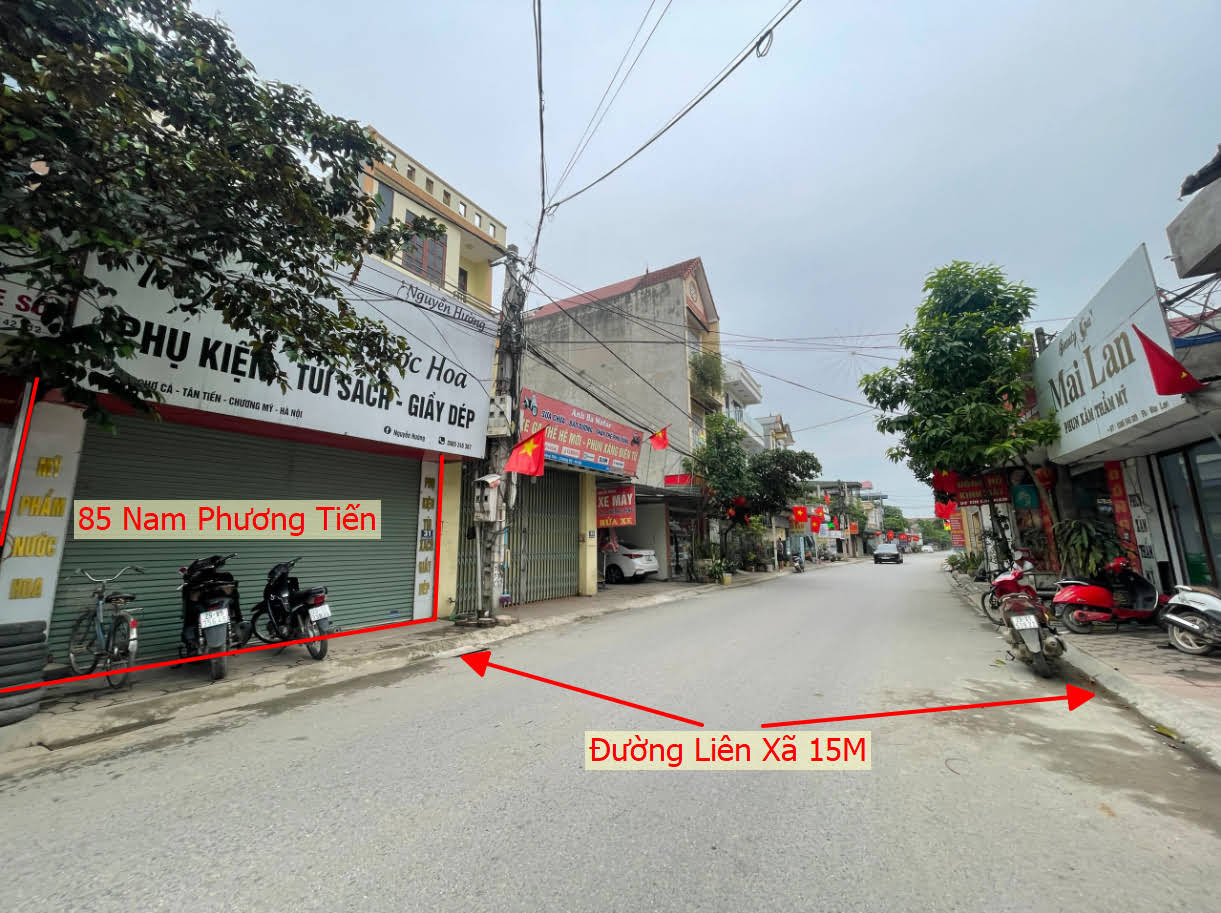 Hình ảnh Bán Nhà 3 Tầng Bám Mặt Đường Kinh Doanh Liên Xã Tại Nam Phương Tiến Chương Mỹ