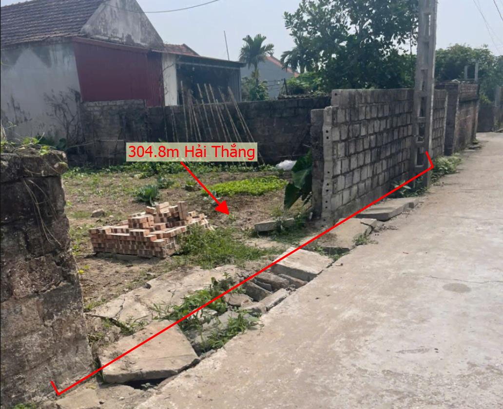 Hình ảnh Bán Lô Đất 304.8m Tại Hải Thắng Tiên Lữ Bám Đường Bê Tông Ô Tô Vào Tận Đất Dân Cư Đông Đúc Thân Thiện Giá Đầu Tư